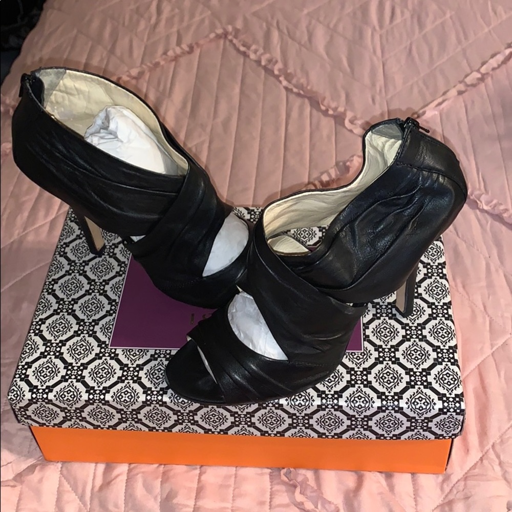 black heels